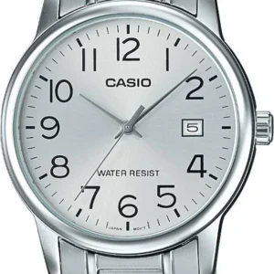 Casio MTP-V002D-7BUDF Beyaz Takvim ve Rakamlı Erkek Kol Saati